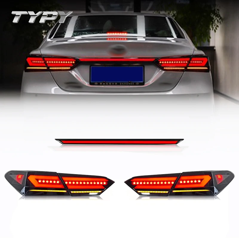 

Автомобильный задний фонарь, модифицированный светодиодный задний фсветильник рь багажника, задний фонарь для Toyota 8Th Camry 2018-2022