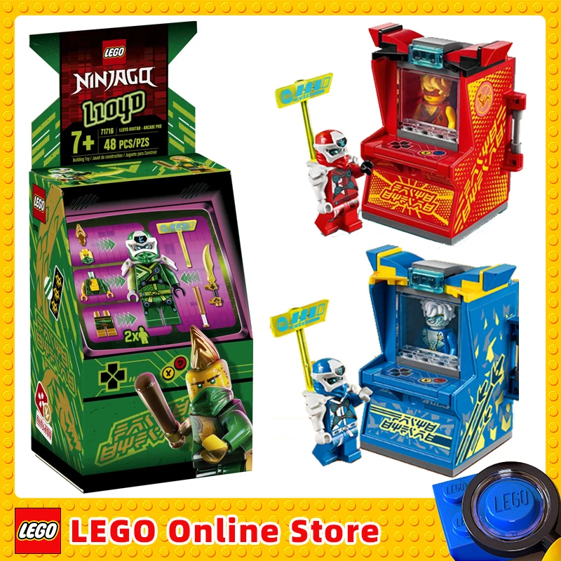 Lego Ninjago Jay Avatar Arcade Pod 71715 Mini Arcade Machine Building Blocks Mattoni Giocattoli Per Bambini Regalo Di Compleanno (47 Pezzi)