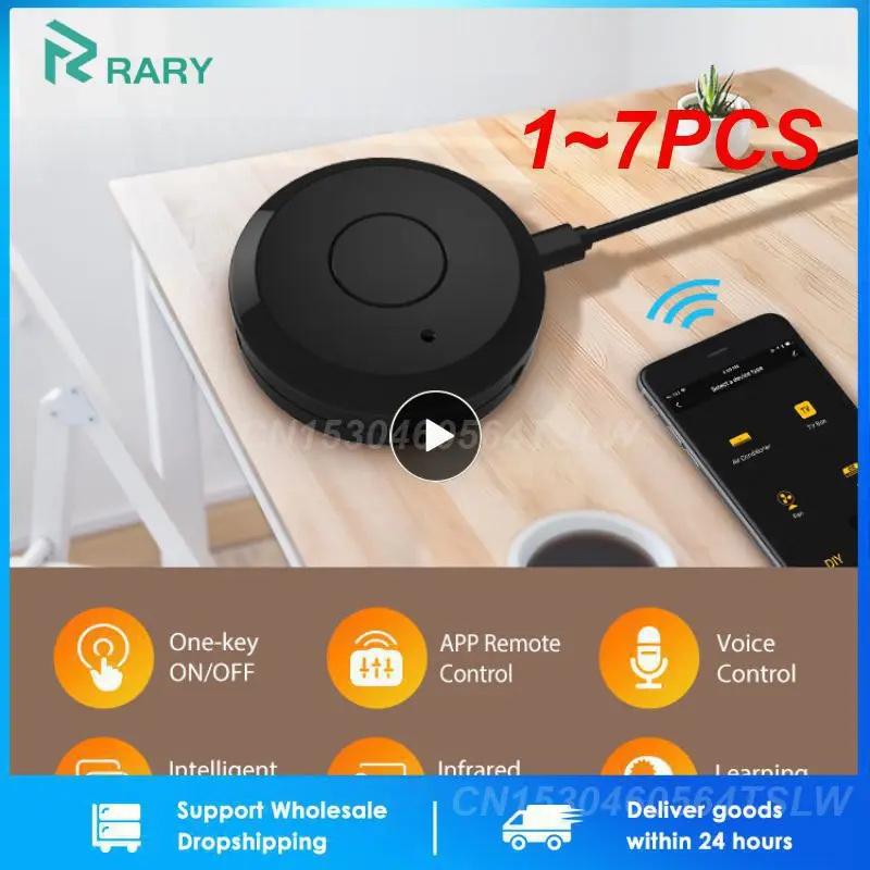 

1~7PCS Tuya IR Remote Control Universal Controller WiFi Smart Life App Infrared Remote For TV DVD Smart Home For Home