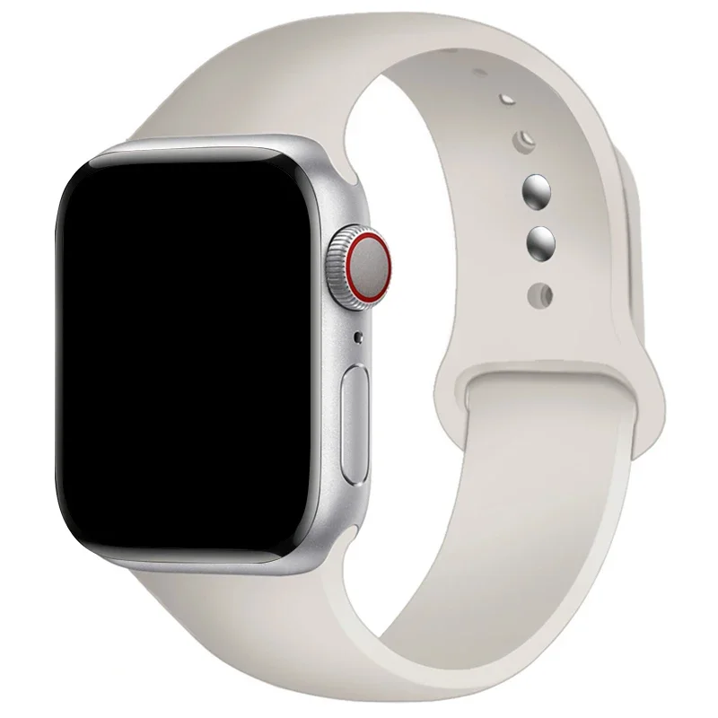 Silicone Sports Band for Smartwatch - Adjustable Loop Bracelet