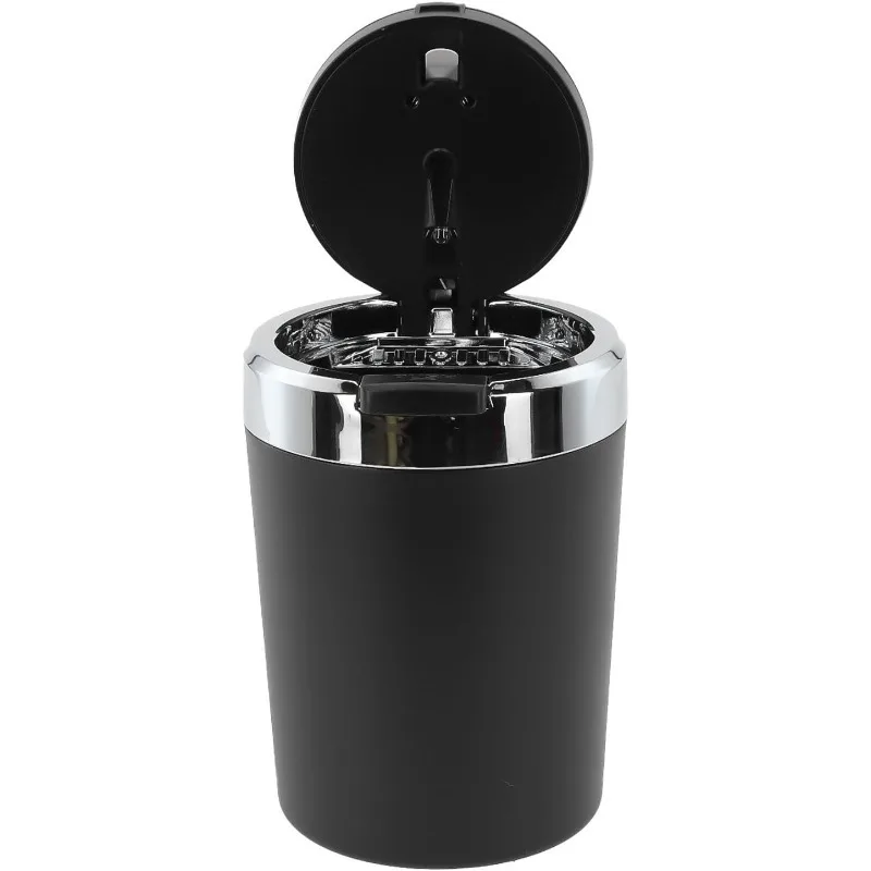 Automotive Ashtray with Light, One-Click Lid – Practical and Stylish Car Accessory for Home and Vehicle Use Convenient