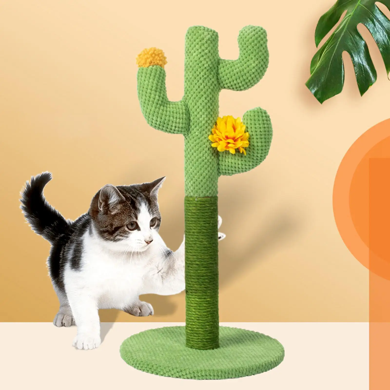 Funny Cactus Cat Scratching Post Tower Scratcher Cat Interactive Toy Scratch Funny Cactus Cat Scratching Post Tower Scratcher Cat Interactive Toy Scratch