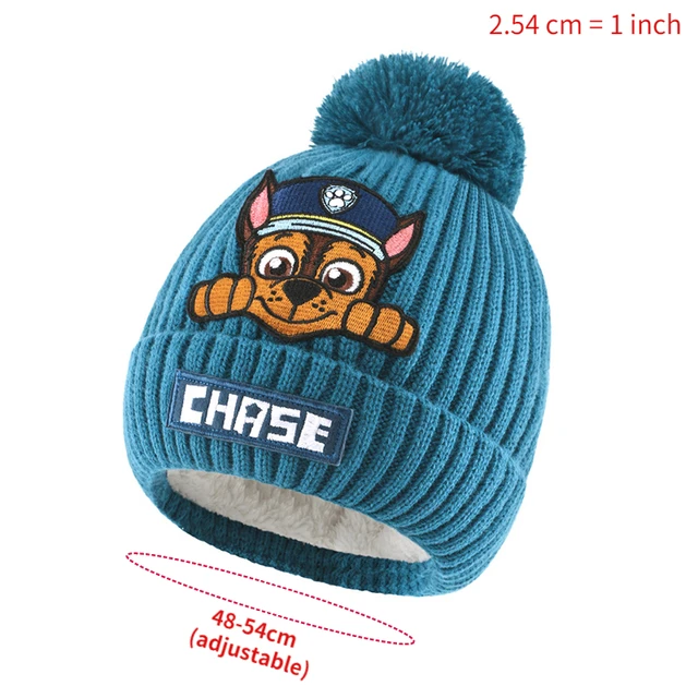 Paw Patrol Hats Hot Cartoon Knitted Hat Anime Figures Skye Marshall Chase Cap Model Game Hip Hop Hat Thicken Keep Warm Kids Caps 6