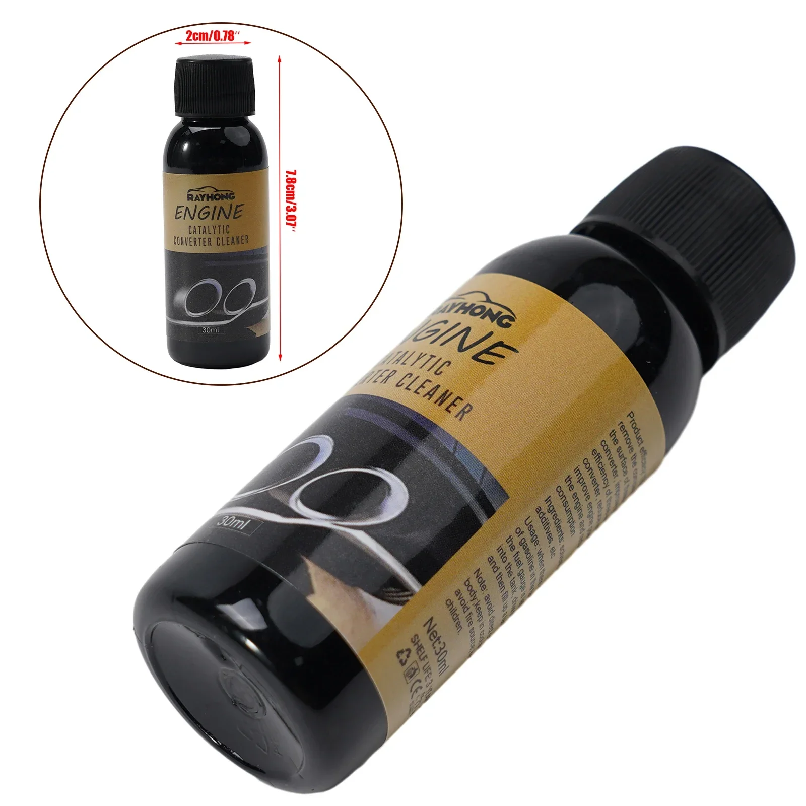 30ML Car Engine Catalytic Converter Cleaner Auto Deep Cleaning Multipurpose Cleaners 7.8*2CM catalytic converter cleaner