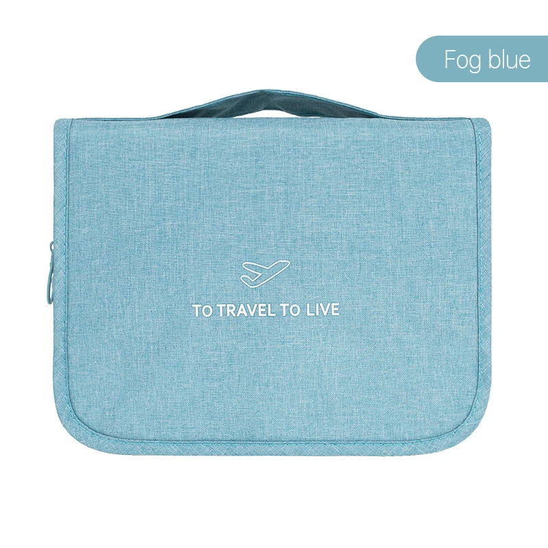 New Waterproof Shower Cosmetic Bag Toiletries High Quality Travel Pouch with Hook Organizer Storage Hanging Bathroom Wash Cases