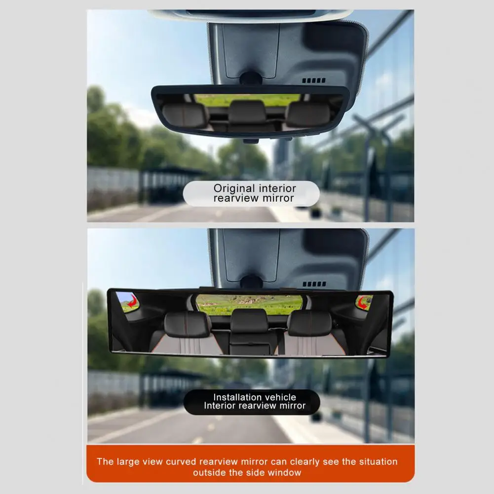 Rearview Mirror Highly Panoramic Wide Angle Rear View Mirror for Car Suv Truck No Blind Spot Anti-glare Glass Car Rearview