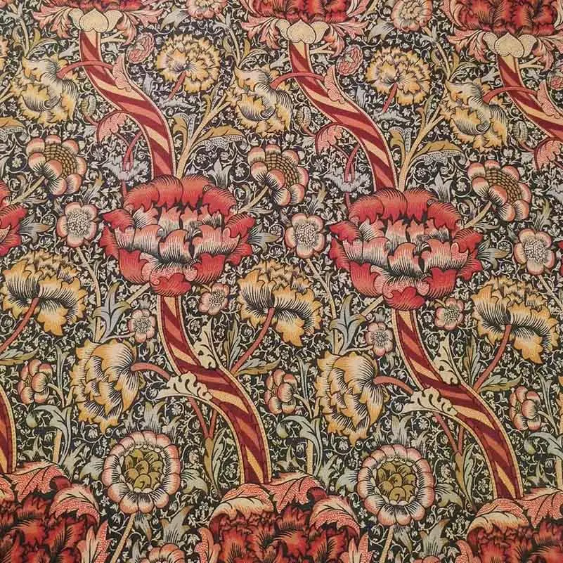 William Morris Vintage Floral 100% Cotton Fabric for Sewing and DIY Crafts
