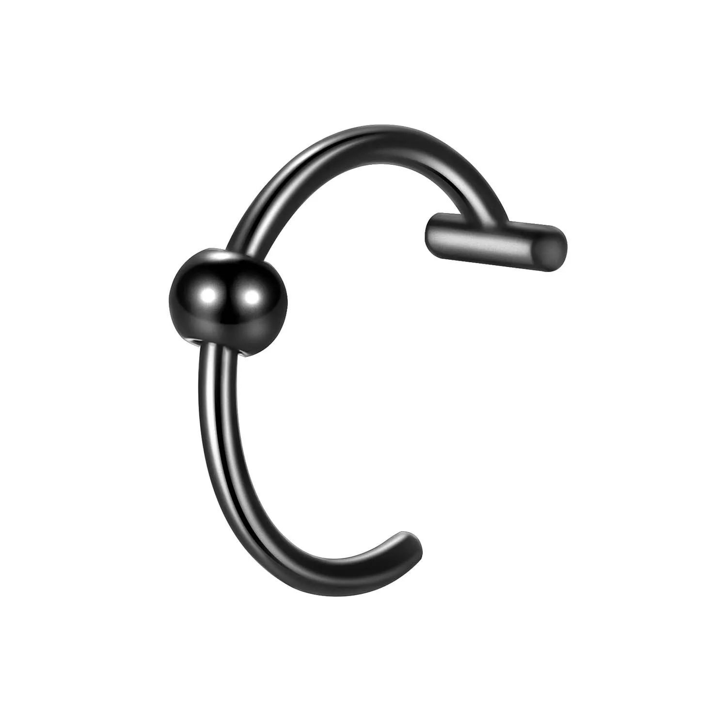 Stainless Steel Nose Rings Fake Piercing Non-Pierced Body Jewelry Women