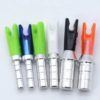36pcs Archery Arrow Pin Nock Aluminum Pins + Plastic S Nock ends for ID 3.2mm 4.2mm 6.2mm Arrow Shaft 1