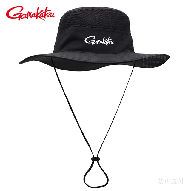 Gamakatsu Summer Outdoor Fisherman's Hat UV Protection Fishing Cap Men's  Women's Sunshade and Sunscreen Sports Fishing Hat - AliExpress