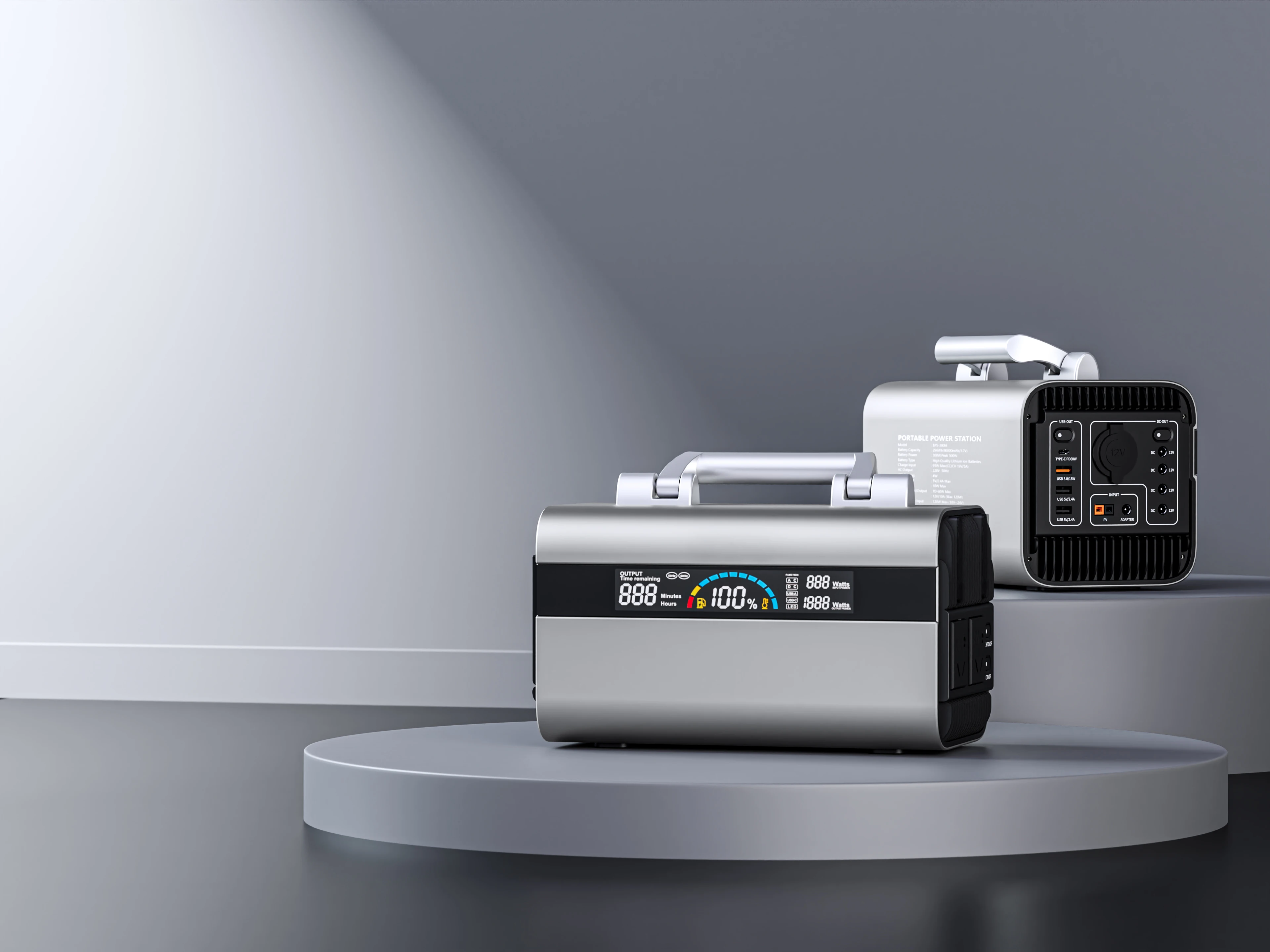 

300W 12.8V/23Ah (294.4Wh) Portable Portable Power Station Home energy Storage Backup emergency power supply camping power bank