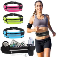 1pc sac de course femmes sac de taille sac de ceinture hommes sport Fanny Pack sac de téléphone portable salle de sport course téléphone portable Jogging course sac de cyclisme 1