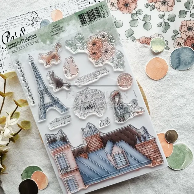 Paris Travel Silicone Stamp 2