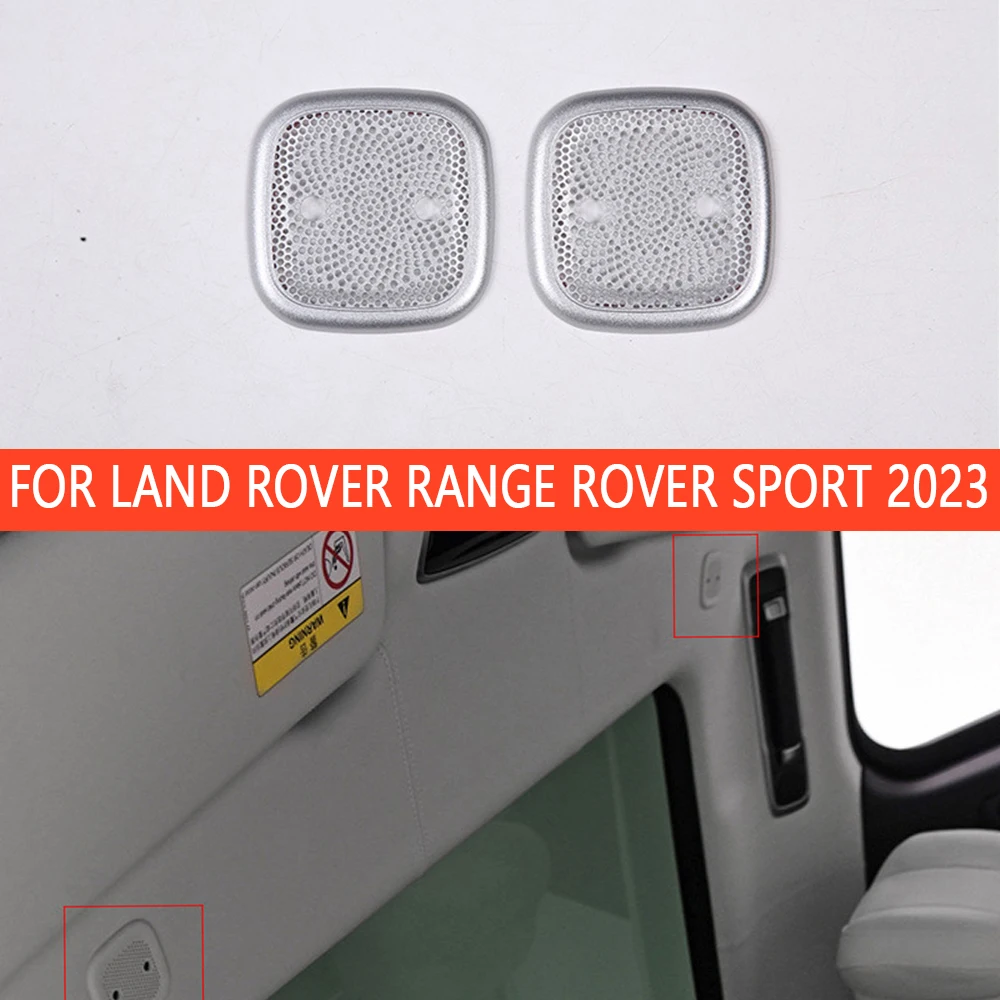 

2 pcs for Land Rover Range Rover Sport Roof horn cover Window trim cover Stainless steel Interior trim Car accessories 2023