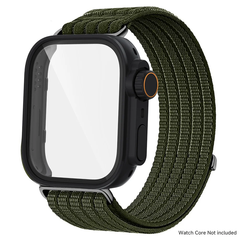 Nylon Band Bracelet with Bumper Frame Protector and Glass Screen Guard