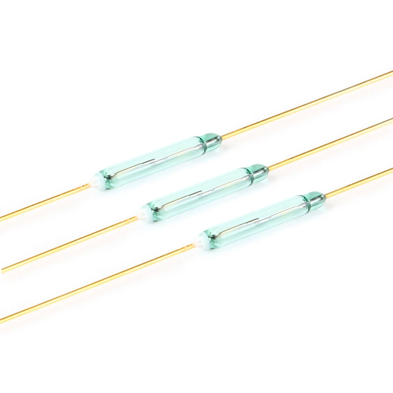 

10PCS 1.8 * 10MM Normally Open MKA10110 Magnetron Magnetic Reed Switch Induction