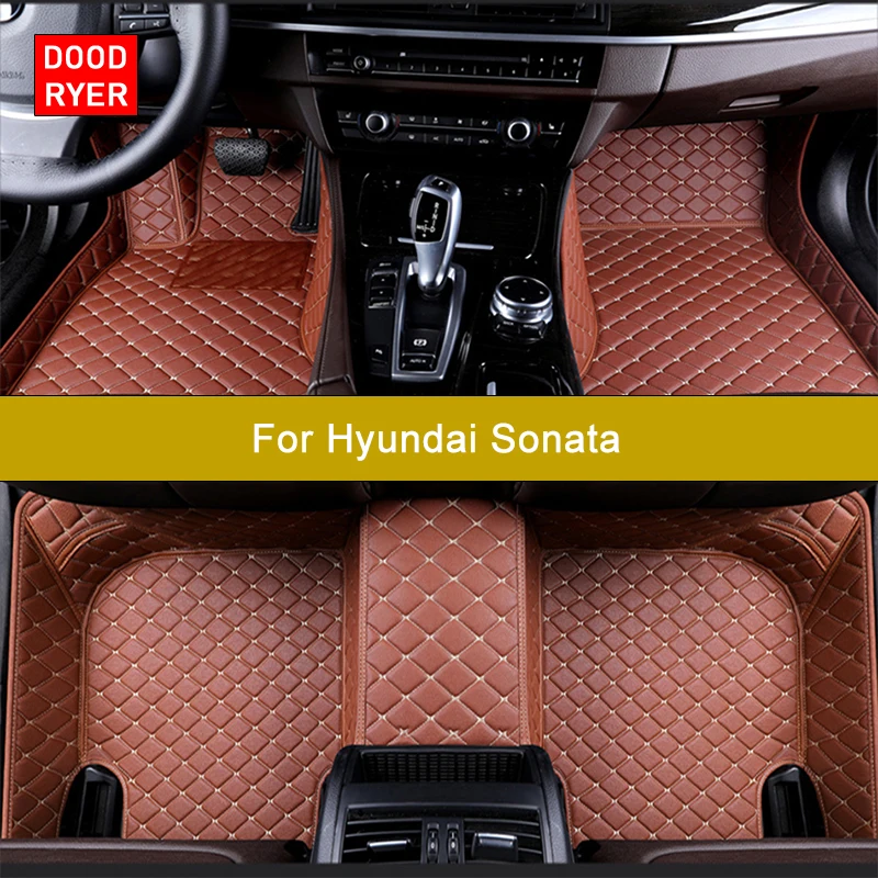 DOODRYER Custom Car Floor Mats For Hyundai Sonata Auto Accessories Foot