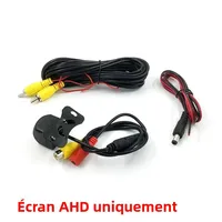 Caméra de recul de voiture AHD 12V Vision nocturne Caméra de recul de stationnement Caméra de recul étanche Image vidéo couleur HD Caméra de véhicule 3
