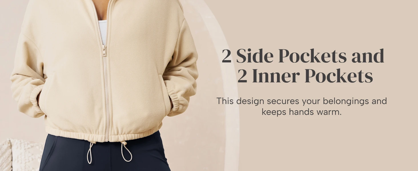 Winter Fleece Cropped Jacket