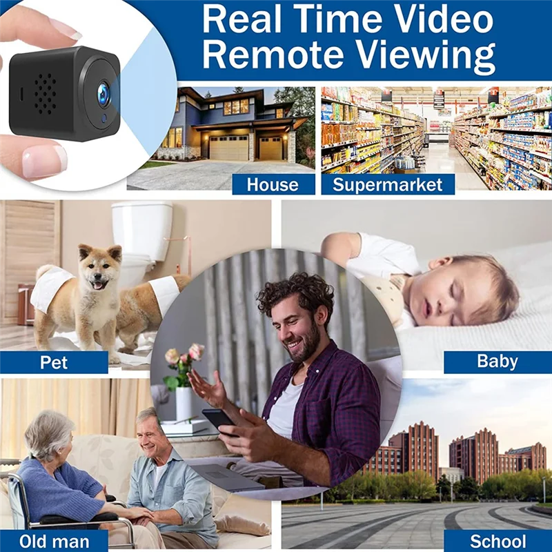 Hot sale 4K 1080P HD Mini Surveillance Camera Indoor WiFi Camera Live Transmission Mobile Phone App Indoor with Battery