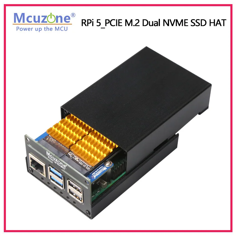 MPS2280D   5 PCIE M.2  NVME SSD HAT  2280 2242/2230 SSD