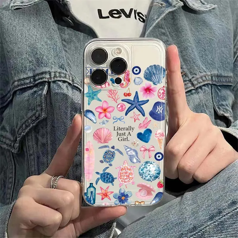 Summer Marine Seafood Design Phone Case Cover
