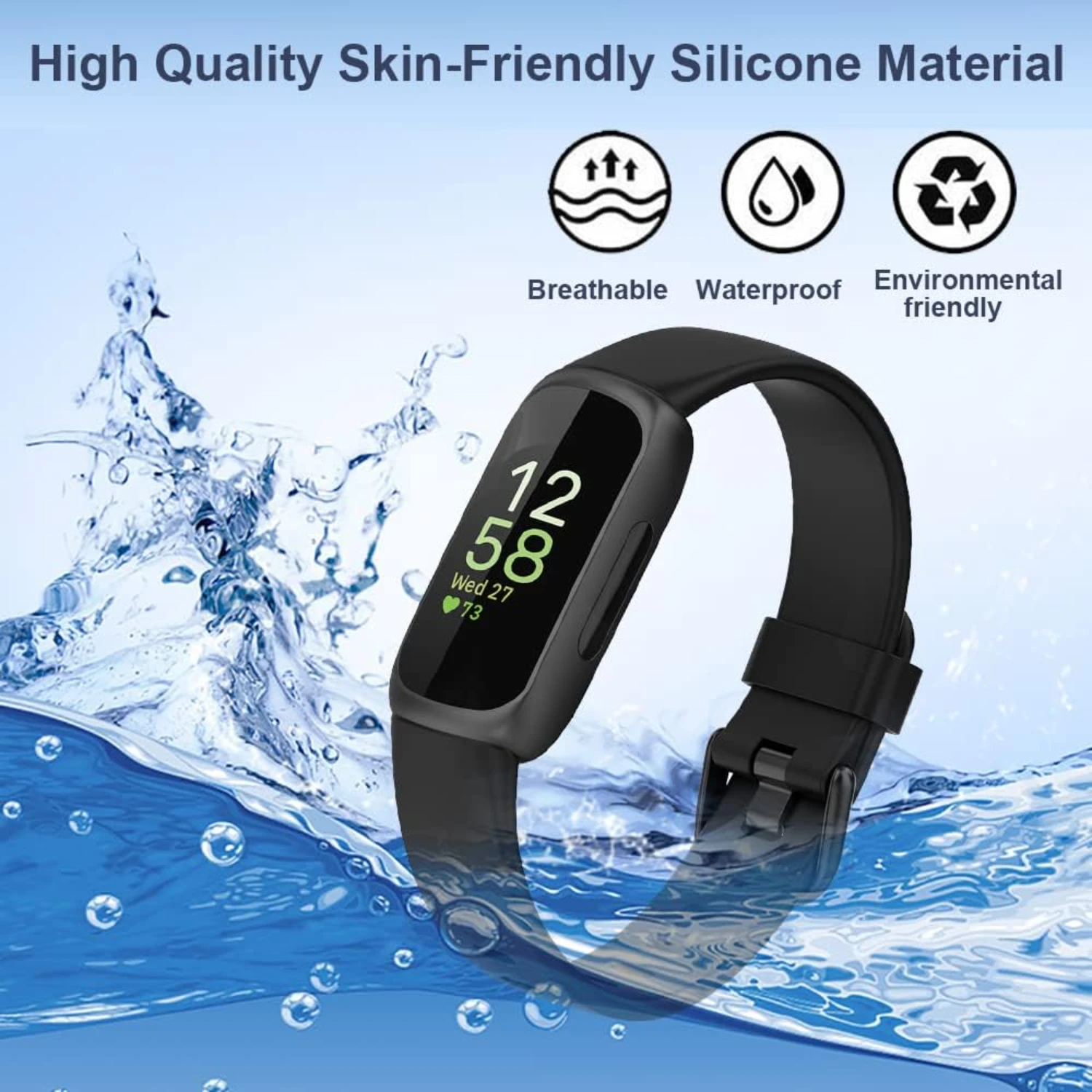 Trendy and chic soft silicone sport wristband bracelets for men and women-stylish ultimate fitness accessories for comfort
