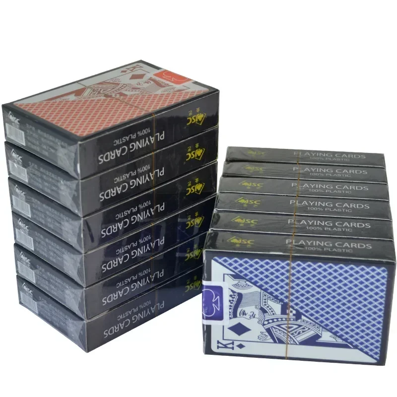 Waterproof 100% PVC New Pattern Plastic Non-fade Adult Playing Game Poker Cards Board Games 58*88mm poker cards No deformation playing cards plastic playing cards