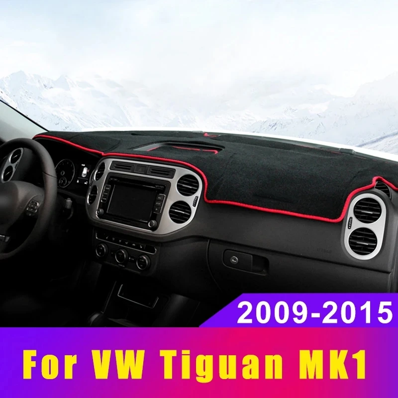 

Для Volkswagen VW Tiguan MK1, крышка приборной панели автомобиля, Ранняя Защита от солнца, ковер, аксессуары для фотоприборной панели 2009- 2019 2020 2021 2022