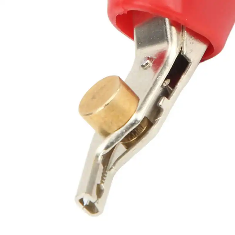 Telecommunication Test Clamp 25mm Opening Stripping Electrical Crocodile Clips Non Damage with Needle for Car Battery alligator clips,electric test clamp