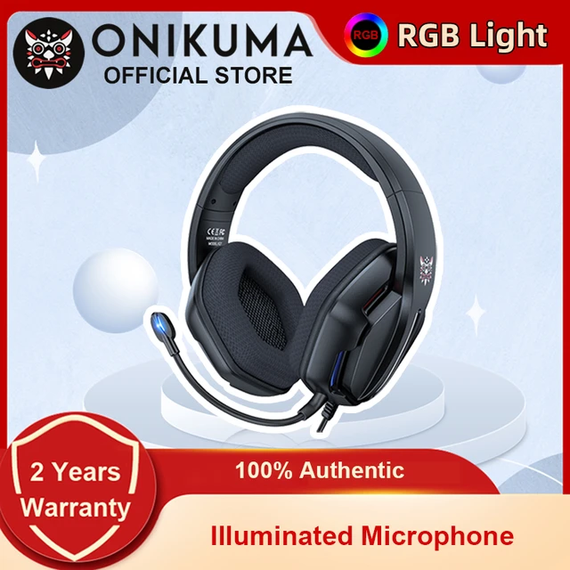 ONIKUMA X20 RGB Gaming Headset Noise Canceling Headphone 7.1 Surround –  Onikuma Gaming