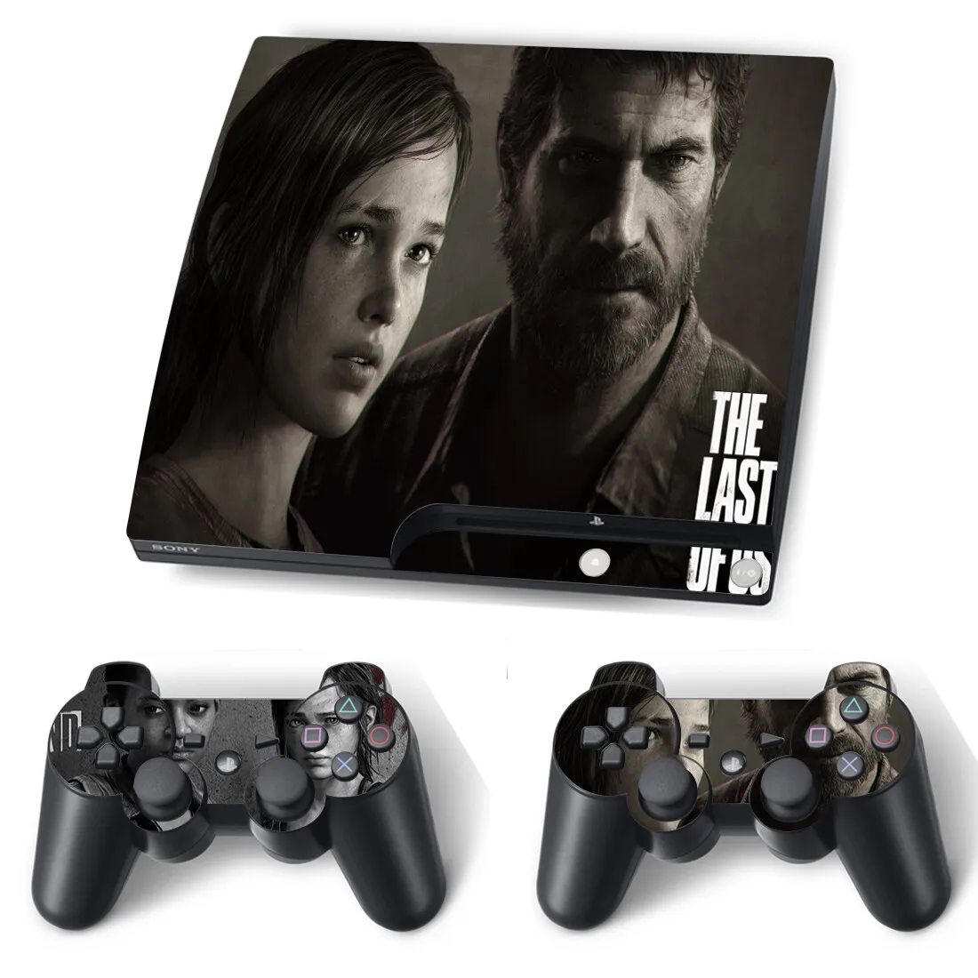 Ps3 slim sticker last us stickers skins ps3 slim playstation 3