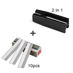 Ultimate Eyebrow Enhancement Kit: Waterproof Tint & Precision Tools Set (2in1 Black and Blade)