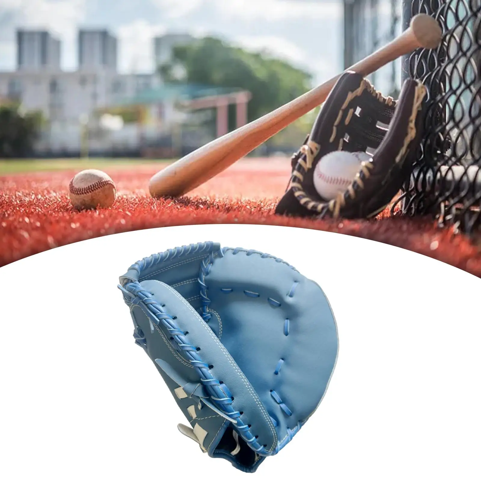 Baseball Glove Right Hand Throw Baseball Mitt Left Hand Glove Durable Softball for Practice Training Youth Adults Beginner