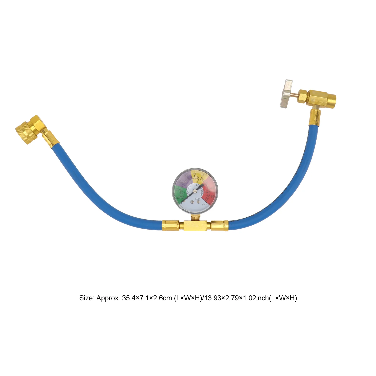 R134A Air Conditioning Refrigerant Charging Hose with Gauge for Car R134A Automobile Air Conditioning Automotive R404a air conditioning hose kit air conditioning hose