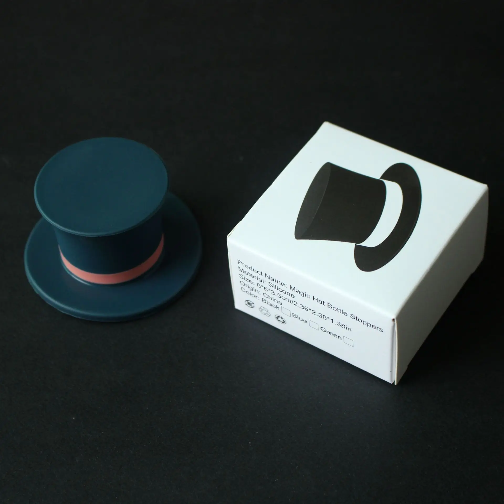 Magic Hat Wine Bottle Stopper Seal Cork Cover Silicone Wine thumbnail 4