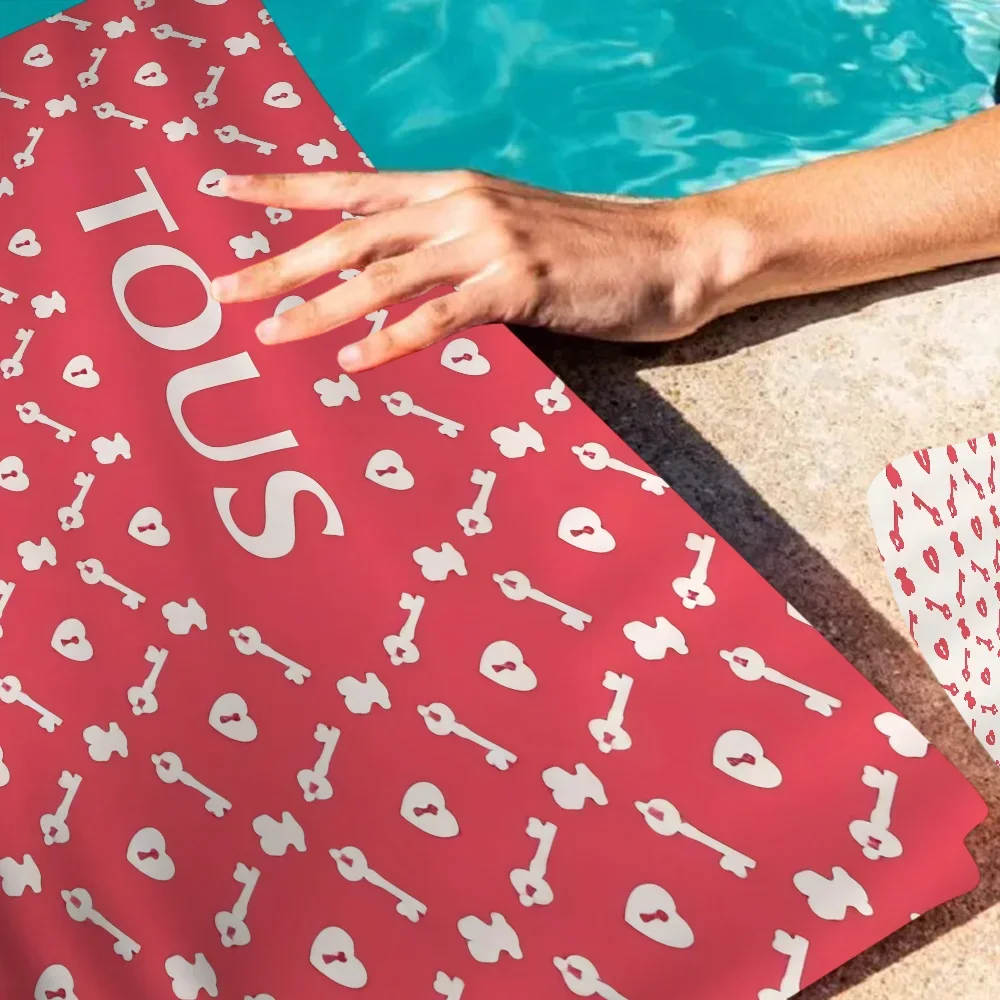 CRAFTED WITLOVE T-tous Big Microfiber Beach Towels Quick Dry Towel Sand Beach Towels Pool Towel for Travel Swim Pool Yoga 3