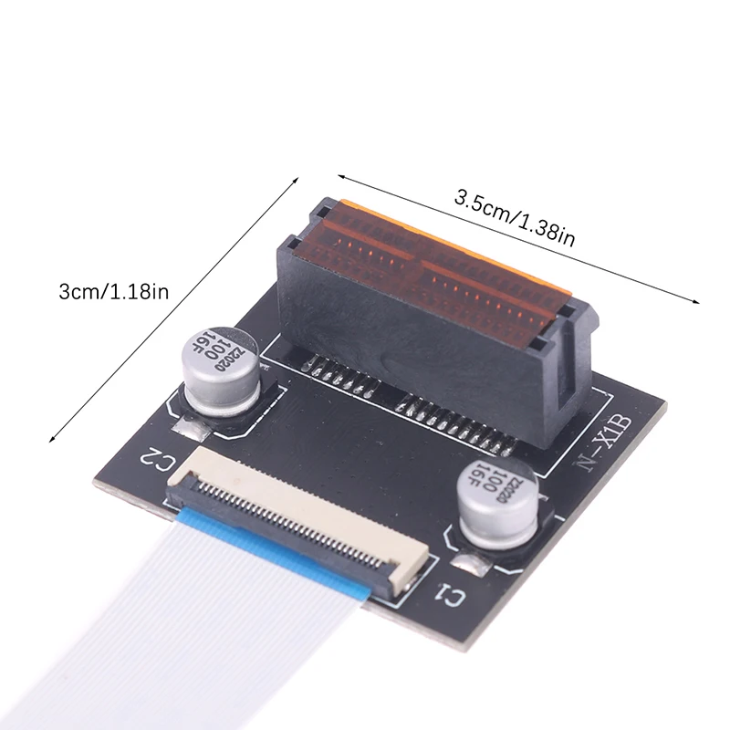 Fpc Pci-e Express 1x Riser Extensão Single Slot Cabo de Alta Velocidade com Cabo de Extensão Pci-e x1 Pci-e 1x Riser Cable Pci-e1x - Imagem 3