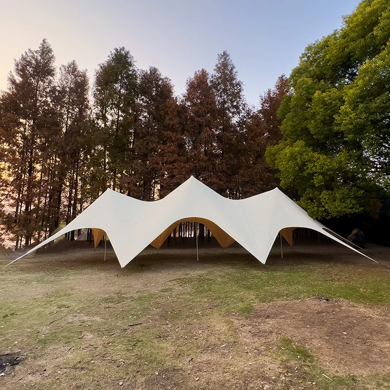 15m Castle Shape Camp Canopy sunshade patio full folding awnings outdoor parasol Shelter garden tents