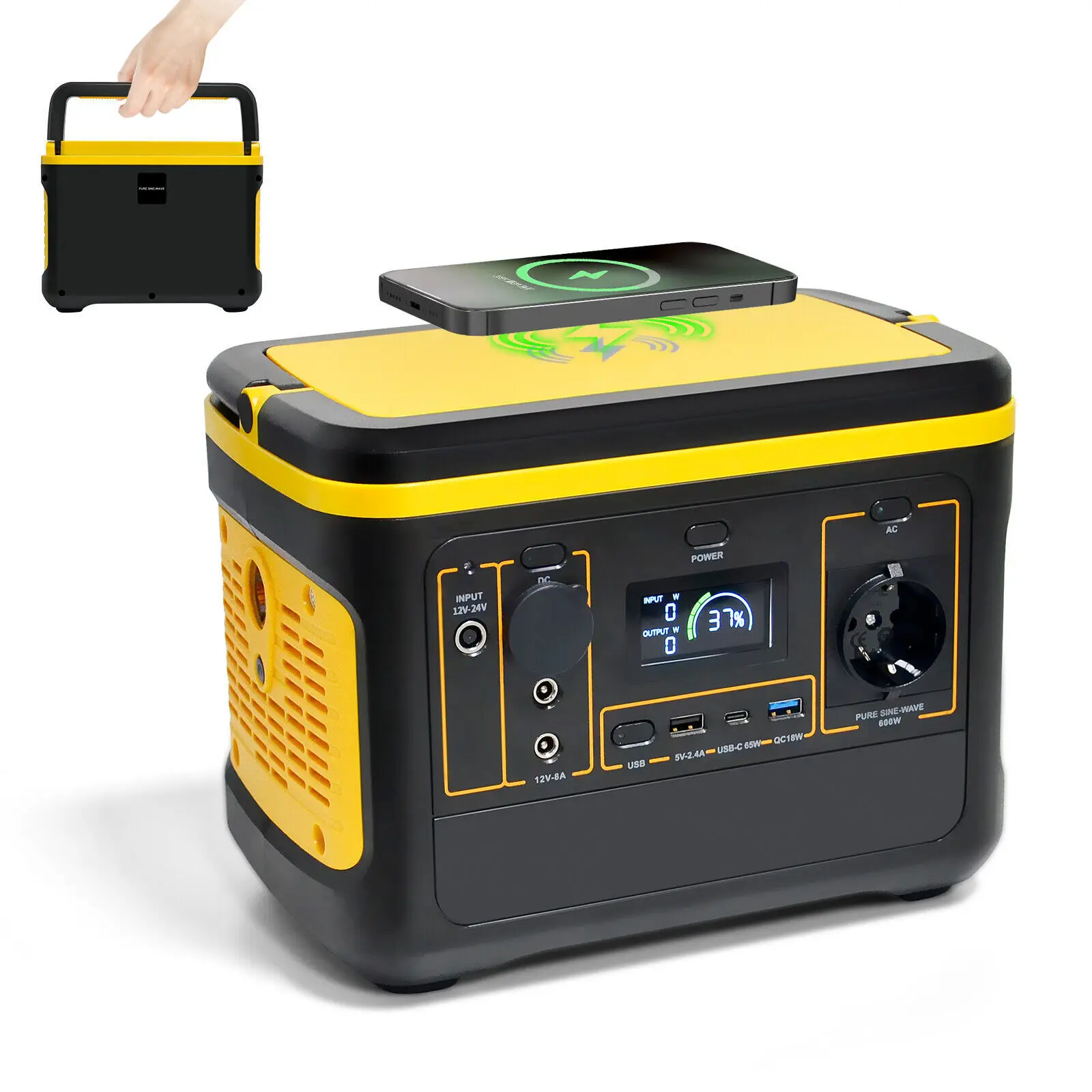 

Multifunctional Lithium Battery Multi-Channel Output 568wh /153600mAh Safe Portable External Battery Energy Storage
