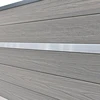 Hot selling outdoor decorative aluminum frame wpc garden fence 5