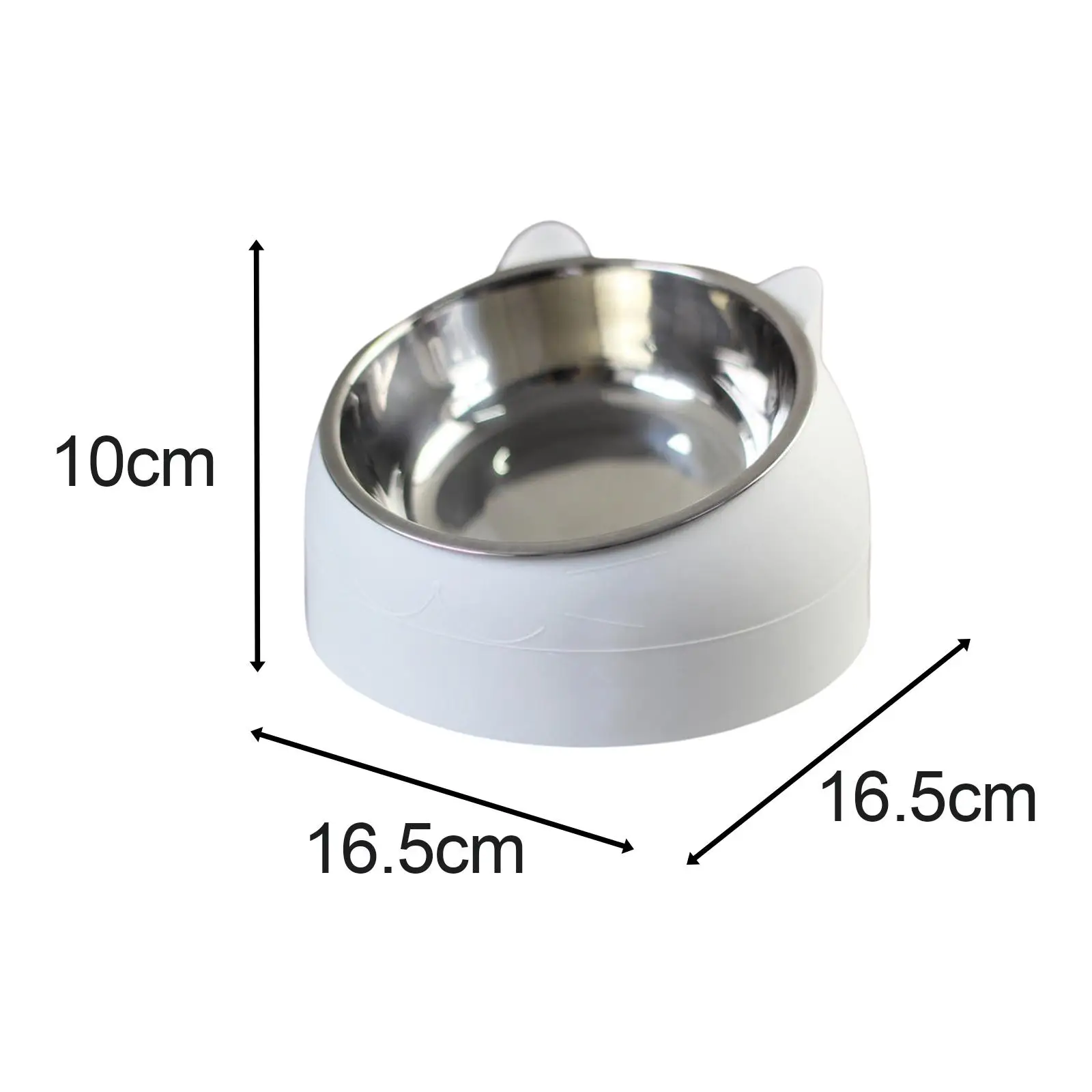 Pet Feeder 15° Raised Feeder Pet Supplies Tilted Elevated Non Slip Metal Pet Feeder 15° Raised Feeder Pet Supplies Tilted Elevated Non Slip Metal