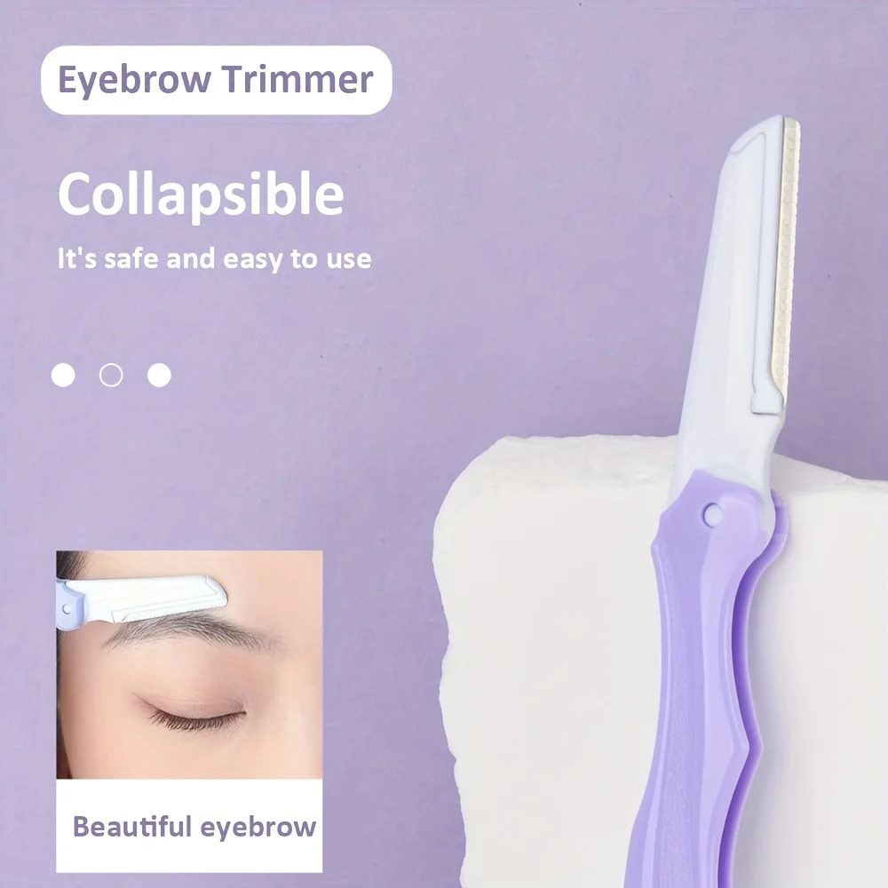 Eyebrow Trimmer Set Eyebrow Trimming Knife Face Razor Women Professional Scissors Comb Brow Trimmer Scraper Accessories Eyebrow Razor Set Eyebrow Trimmer Blade Eyebrow Scissors Eyebrow Razor Eyebrow Trimmer Eyebrow Scraper