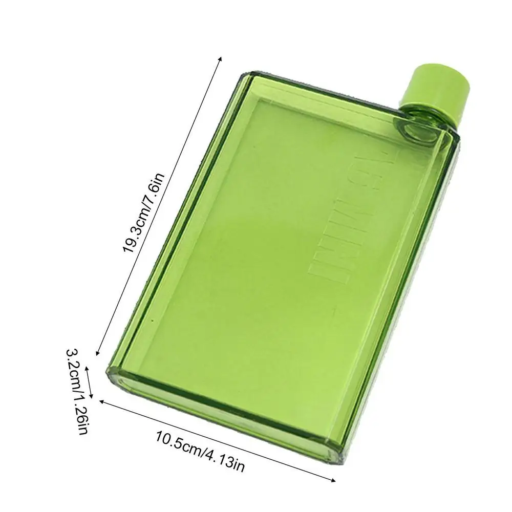 Bouteille de verre en papier A5 A6 créative, bouteille d'eau plate  Portable, transparent, mode Sport, bouilloire en papier sans BPA -  AliExpress