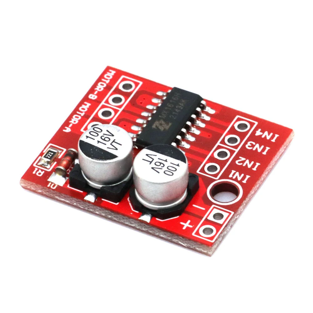 5-30PCS MX1508 DC 모터 드라이버 모듈 2V-10V 1.5A 2방향 반전 PWM 속도 듀얼 H 브리지 스테퍼 모터 드라이버 보드 L298N