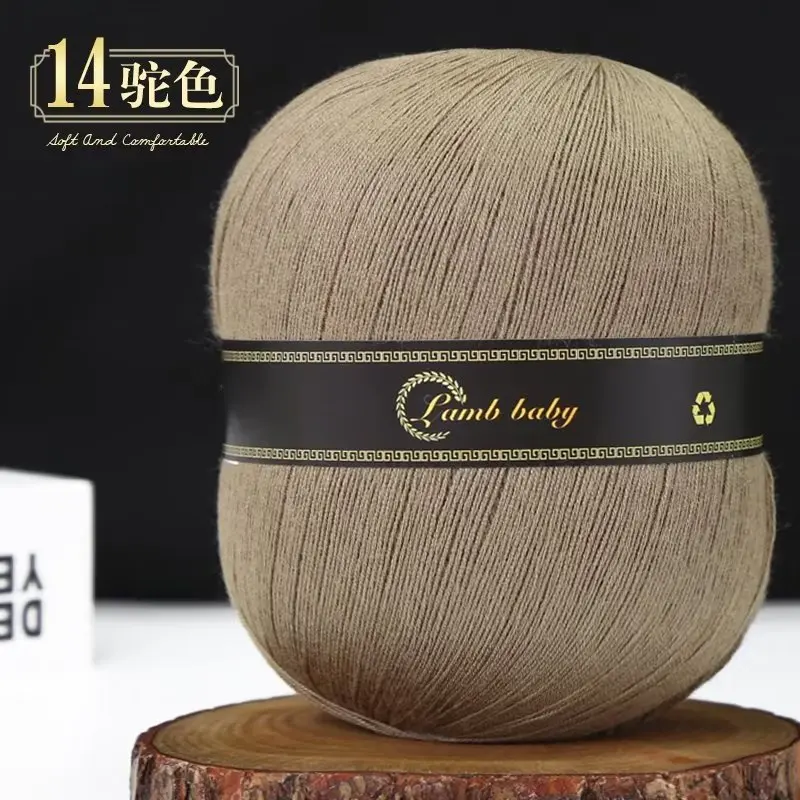 Luxurious 150g Silk Cotton Lace Yarn for Hand Knitting and Crocheting
