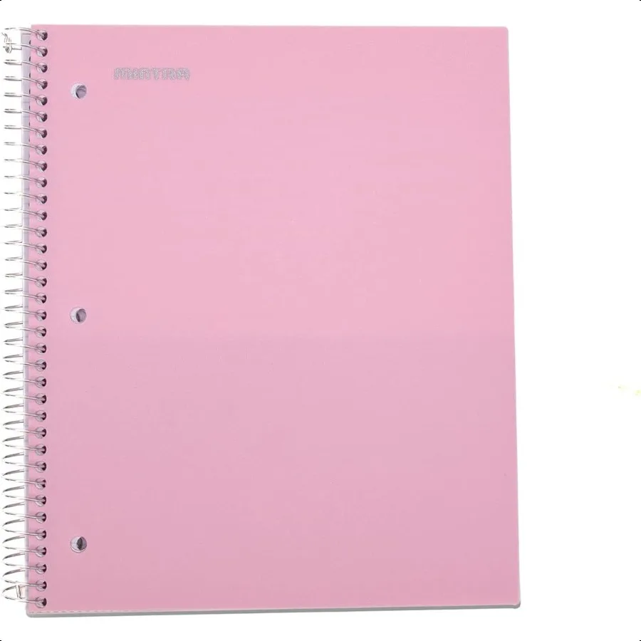 Durable College Ruled Spiral Notebooks 3 Pack