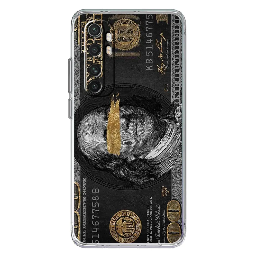 Luxury Bitcoin Design Soft Clear Phone Case Cover