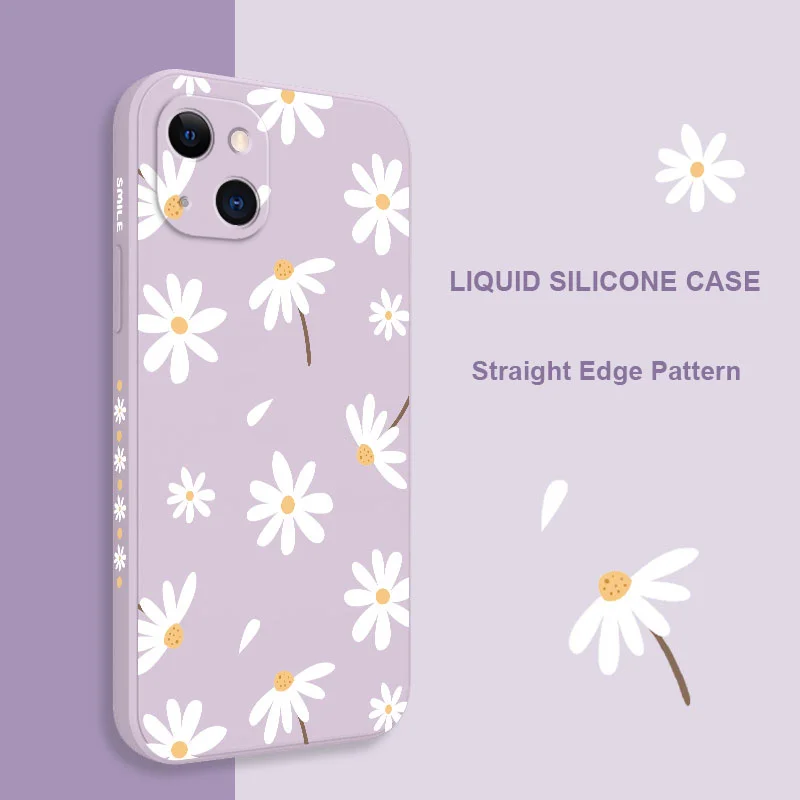 Elegant Plain Daisies Phone Case Cover