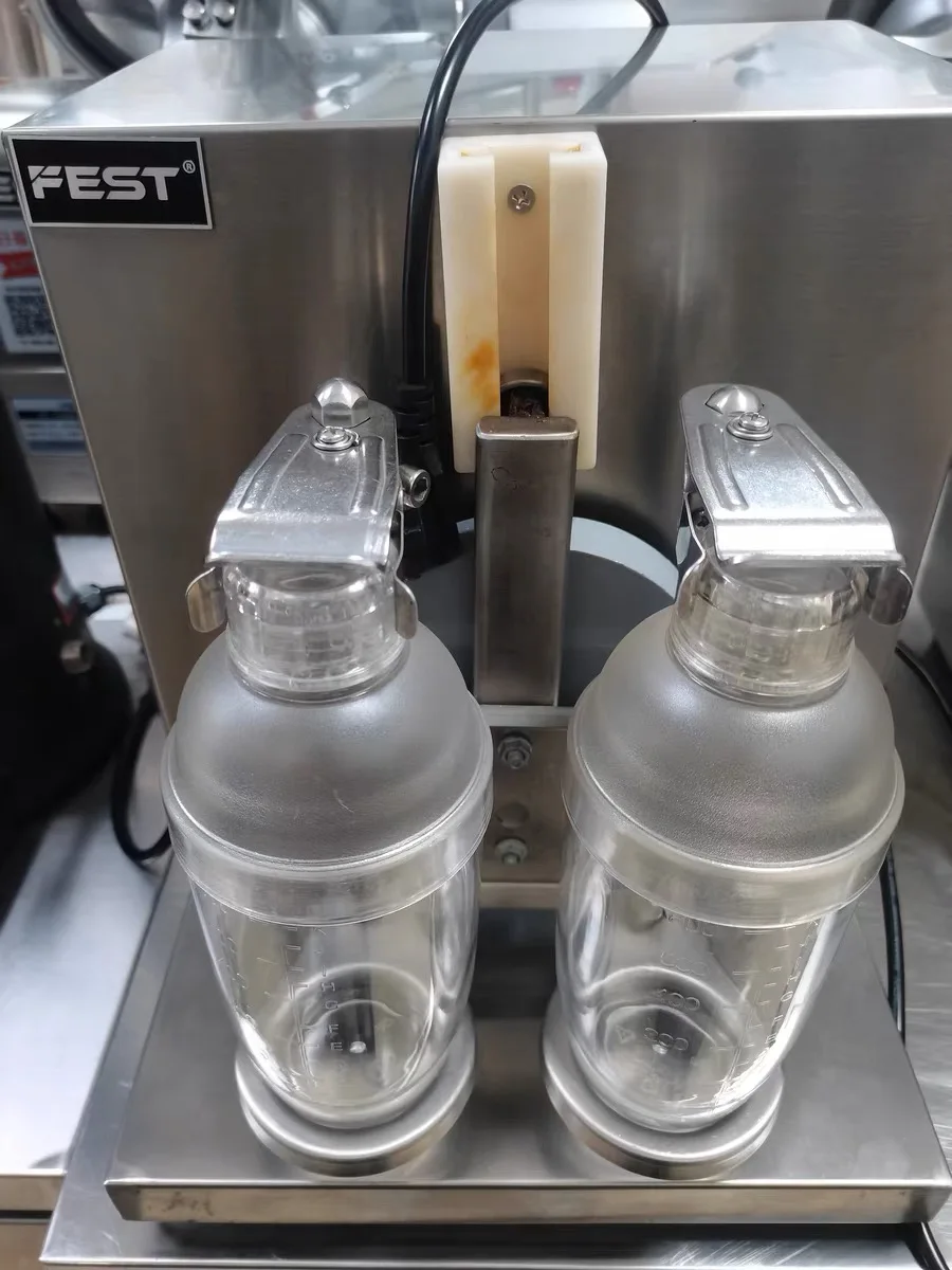 Commercial 1000ML Boba Tea Shaking Machine Upgrade High Capacity Stainless Steel Double Head Automatic Pearl Milk Tea Shaker 5